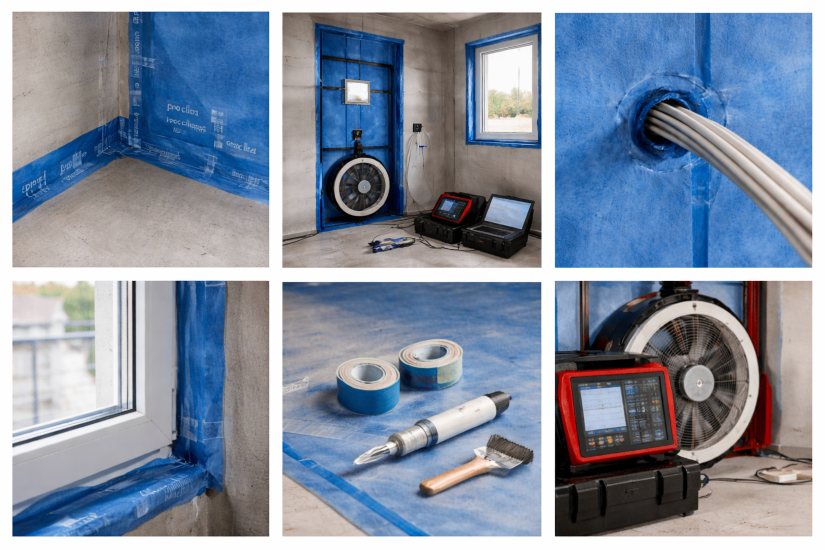 instalación hermética y estándar Passivhaus